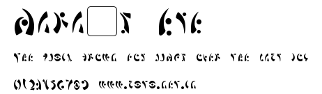 Mara's Eye.ttf字體轉換器圖片