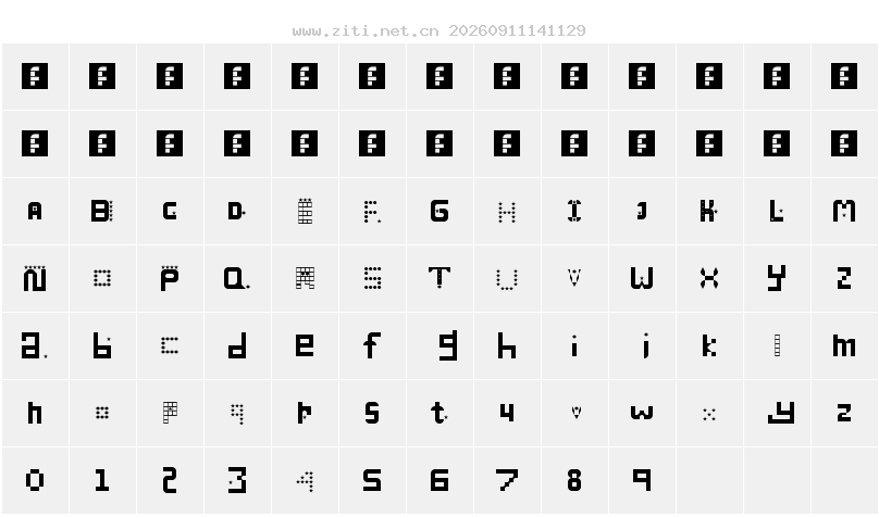 字符映射圖