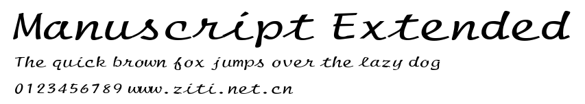 Manuscript Extended.ttf