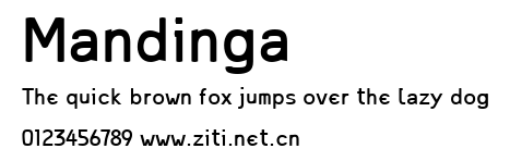 Mandinga.ttf字體轉換器圖片