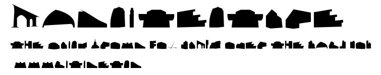 Mancitecture.ttf字體轉換器圖片