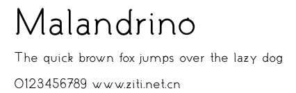 Malandrino.ttf字體轉換器圖片