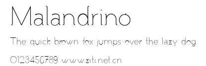 Malandrino.ttf字體轉換器圖片