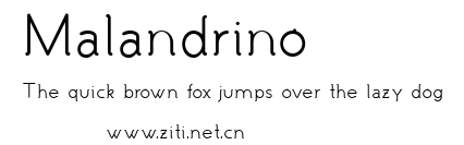 Malandrino.ttf字體轉換器圖片