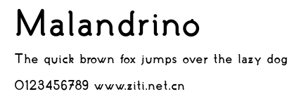 Malandrino.ttf字體轉換器圖片