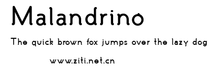 Malandrino.ttf字體轉換器圖片