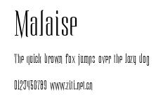 Malaise.ttf字體轉換器圖片