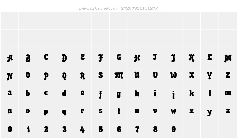 字符映射圖