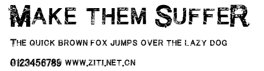 Make them SuffeR.ttf字體轉換器圖片