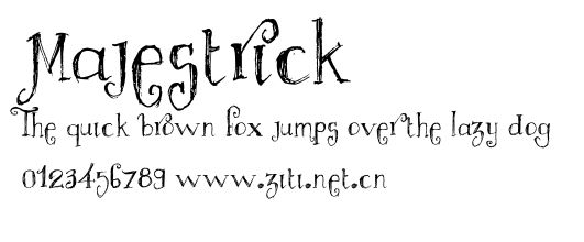 Majestrick.ttf字體轉換器圖片