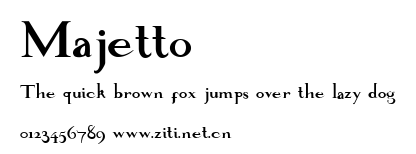 Majetto.ttf字體轉換器圖片
