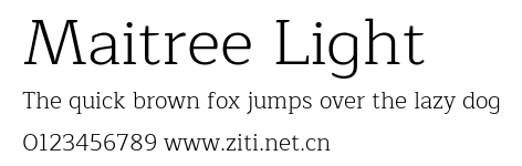 Maitree Light.ttf