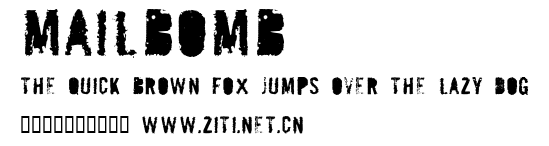 MailBomb.ttf字體轉換器圖片