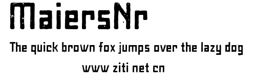 MaiersNr8.otf字體轉換器圖片