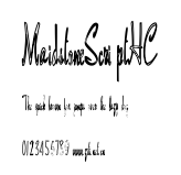MaidstoneScriptHC.ttf字體轉換器圖片