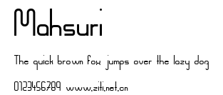 Mahsuri.ttf字體轉換器圖片