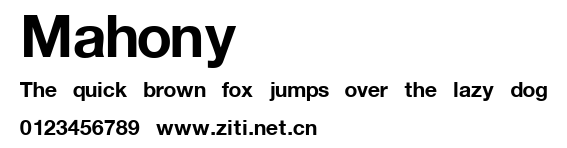 Mahony.ttf字體轉換器圖片