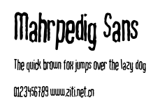 Mahrpedig Sans.otf字體轉換器圖片