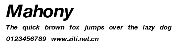 Mahony.ttf字體轉換器圖片