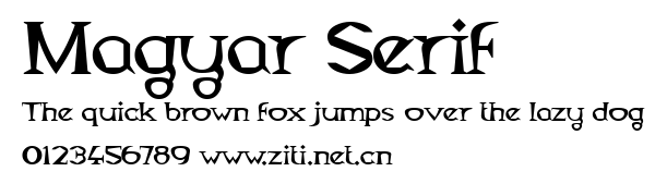 Magyar Serif.ttf字體轉換器圖片