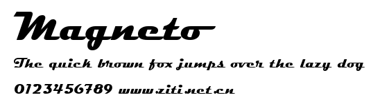 Magneto.ttf字體轉換器圖片