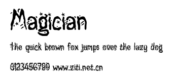 Magician.ttf字體轉換器圖片