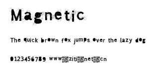 Magnetic.ttf字體轉換器圖片