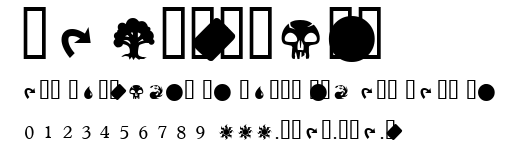 MagicSymbols.ttf字體轉換器圖片