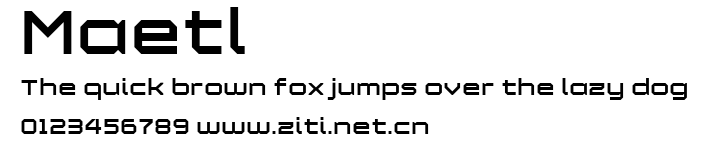 Maetl.ttf字體轉換器圖片