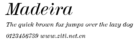 Madeira.ttf字體轉換器圖片