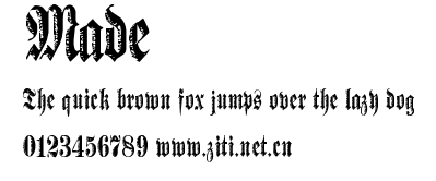 Made.ttf字體轉換器圖片