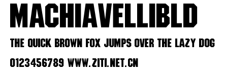 MachiavelliBld.ttf字體轉換器圖片