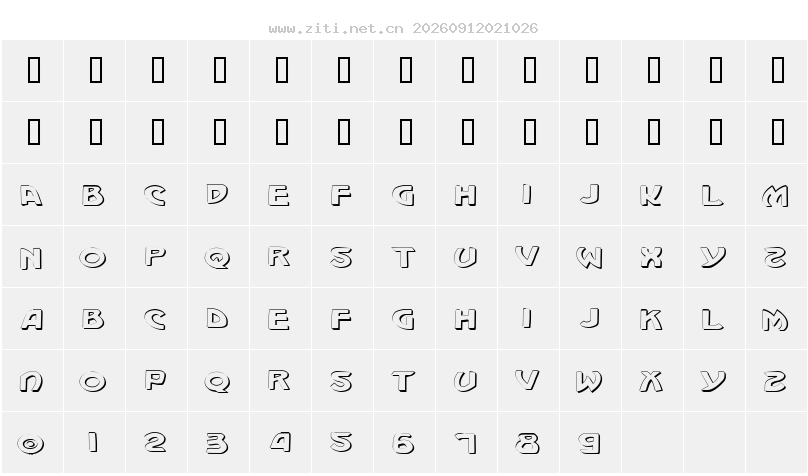 字符映射圖