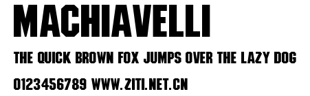 Machiavelli.ttf字體轉換器圖片