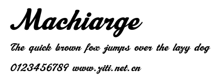 Machiarge.ttf字體轉換器圖片
