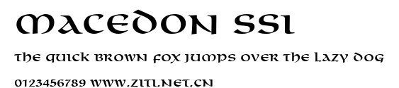 Macedon SSi.ttf字體轉換器圖片