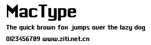 MacType.ttf字體轉換器圖片