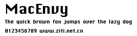 MacEnvy.ttf字體轉換器圖片