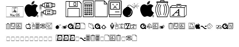 Mac Dingbats.ttf字體轉換器圖片