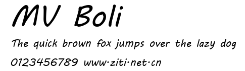 MV Boli.ttf字體轉換器圖片