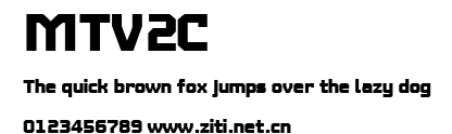 MTV2C.ttf字體轉換器圖片
