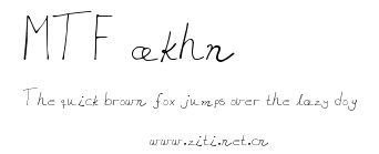 MTF akhn.ttf字體轉換器圖片