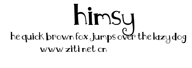 MTF Whimsy.ttf字體轉換器圖片