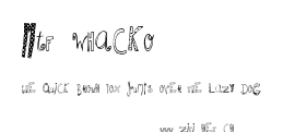 MTF Whacko.ttf字體轉換器圖片