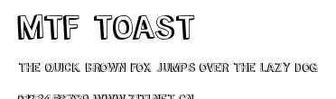 MTF Toast.ttf字體轉換器圖片