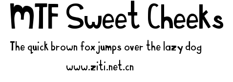 MTF Sweet Cheeks.ttf字體轉換器圖片