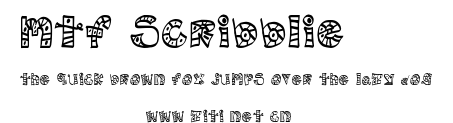MTF Scribblie.ttf字體轉換器圖片