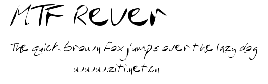 MTF Rever.ttf字體轉換器圖片