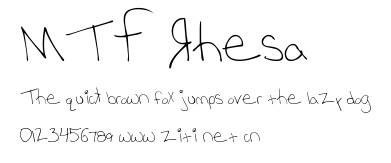 MTF Rhesa.ttf字體轉換器圖片