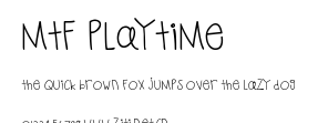 MTF Playtime.ttf字體轉換器圖片